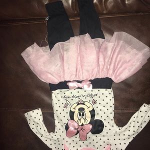 Baby girl Minnie Mouse tutu set